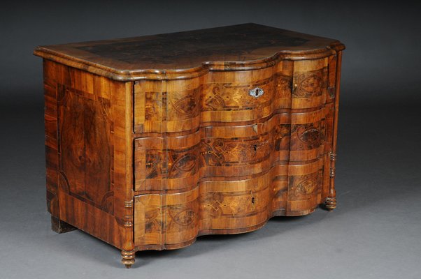 Inlaid Baroque Commode, 1740s-FLW-1402246