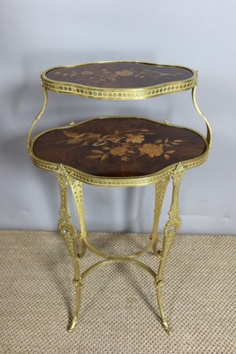 Inlaid Pedestal Table-WSV-2036668