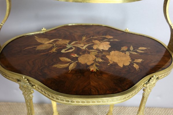 Inlaid Pedestal Table-WSV-2036668