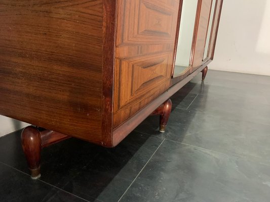 Inlaid Rosewood Wardrobe from Dassi, 1950s-IJR-796155