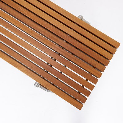 Interior Wooden Slatted Bench from Dornbracht, Belgium-NYF-2018796