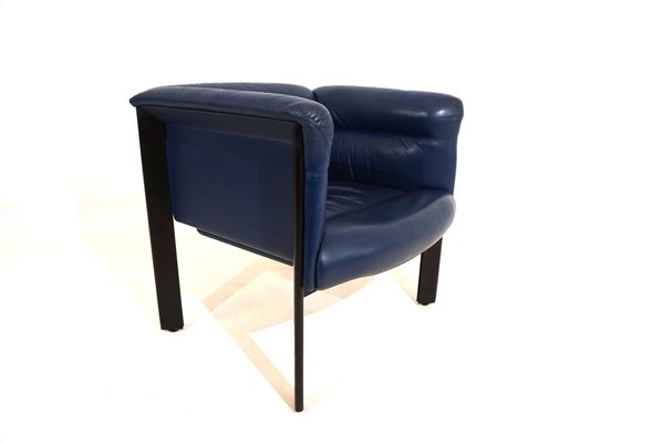 Interlude Armchair in Leather by Marco Zanuso for Poltrona Frau, 1980s-HUW-1799141