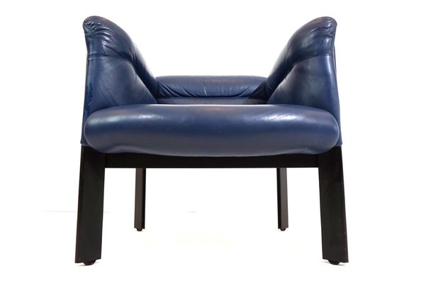 Interlude Armchair in Leather by Marco Zanuso for Poltrona Frau, 1980s-HUW-1799141