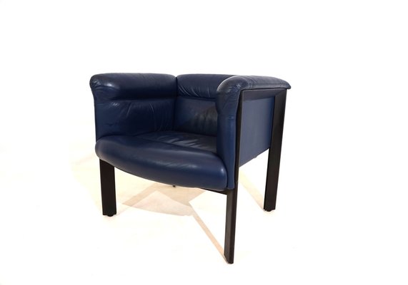 Interlude Armchair in Leather by Marco Zanuso for Poltrona Frau, 1980s-HUW-1799141