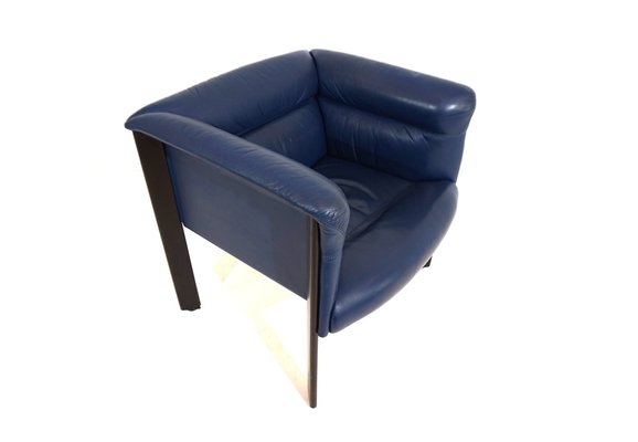 Interlude Armchair in Leather by Marco Zanuso for Poltrona Frau, 1980s-HUW-1799141