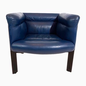 Interlude Armchair in Leather by Marco Zanuso for Poltrona Frau, 1980s-HUW-1799141