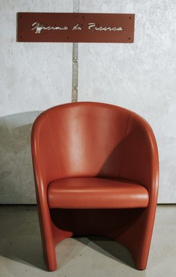 Intervista Lounge Chair by Massimo and Lella Vignelli for Poltrona Frau, Italy 1989-ERB-1763302