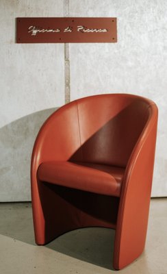 Intervista Lounge Chair by Massimo and Lella Vignelli for Poltrona Frau, Italy 1989-ERB-1763302