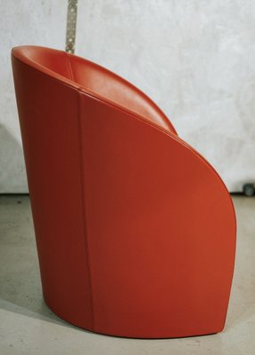 Intervista Lounge Chair by Massimo and Lella Vignelli for Poltrona Frau, Italy 1989-ERB-1763302