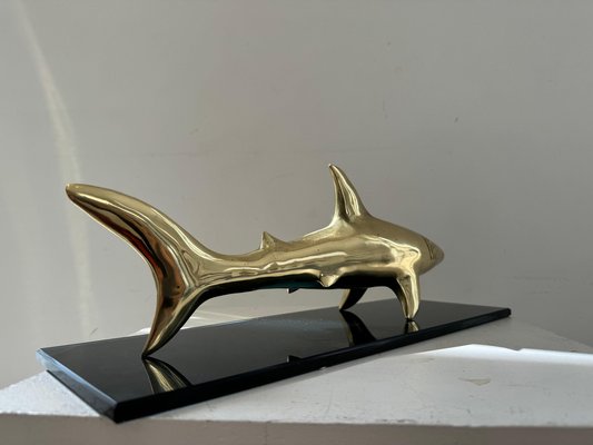 Irakli Tsuladze, Shark, 2024, Bronze & Glass Sculpture-CHG-2037956