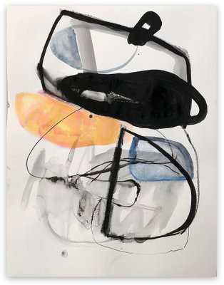 Irene Nelson, Untitled Quarantine #1, Watercolor & Ink on Paper, 2020-RMD-1443822