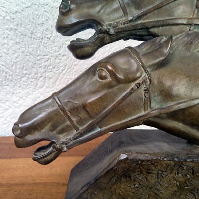 Ireneè Rochard & Reveyrolis Paris, Horse Sculpture, 1930s, Terracotta-YGE-1374288