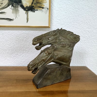 Ireneè Rochard & Reveyrolis Paris, Horse Sculpture, 1930s, Terracotta-YGE-1374288