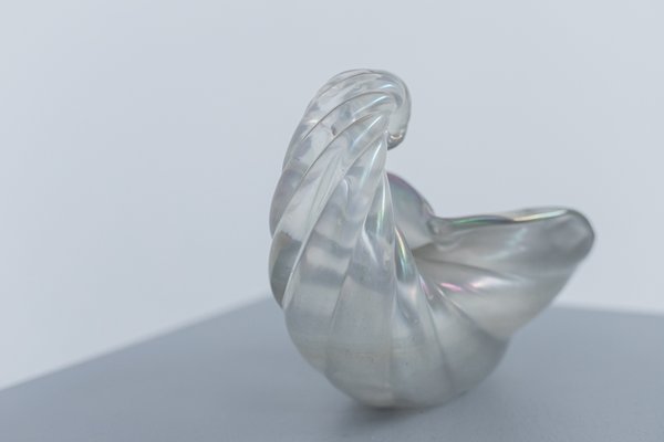 Iridated Murano Glass Cornucopia by Ercole Barovier, 1930s-RCE-1160850