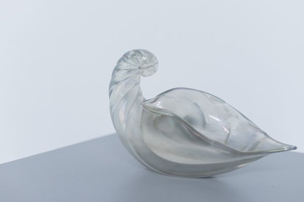 Iridated Murano Glass Cornucopia by Ercole Barovier, 1930s-RCE-1160850