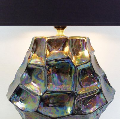 Iridescent Ceramic Table Lamp-FGA-923353