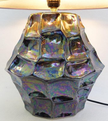 Iridescent Ceramic Table Lamp-FGA-923353