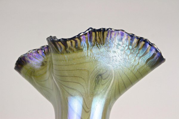 Iridescent Glass Vase by E. Eisch, Germany, 1982-TQA-1789552