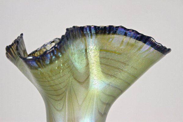 Iridescent Glass Vase by E. Eisch, Germany, 1982-TQA-1789552