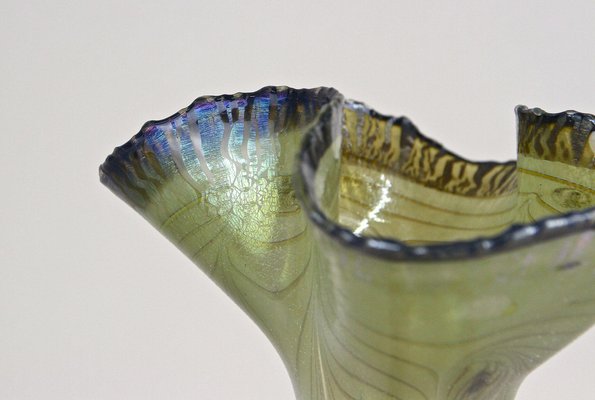 Iridescent Glass Vase by E. Eisch, Germany, 1982-TQA-1789552