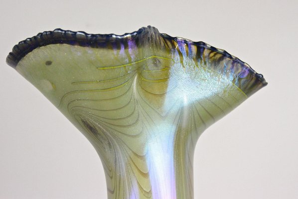 Iridescent Glass Vase by E. Eisch, Germany, 1982-TQA-1789552