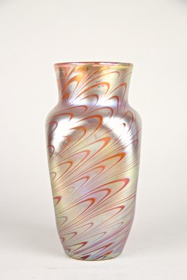 Iridescent Glass Vase Phenomen Rosa from Loetz Witwe, Bohemia, 1902-TQA-1322377