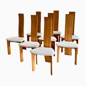 Iris Chairs by Bob Van Den Berghe for Van Den Berghe-Pauvers, Belgium, 1980s, Set of 8-GQD-2040574