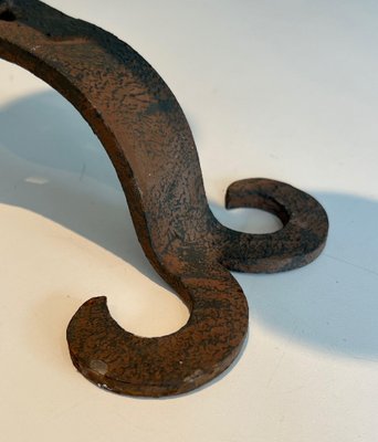 Iron 5-Arm Candleholder, 1950s-BA-1691676