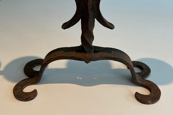 Iron 5-Arm Candleholder, 1950s-BA-1691676