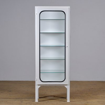 Iron and Glass Medical Cabinet, 1970s-IW-1766316