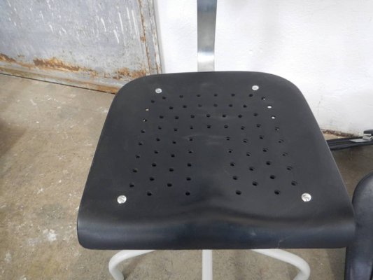 Iron and Plastic Stools, 1980s, Set of 2-WWQ-1111929