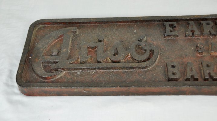 Iron Arisó Barcelona Sign, 1960s-ROJ-630564