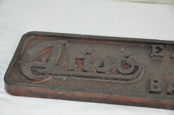 Iron Arisó Barcelona Sign, 1960s-ROJ-630564