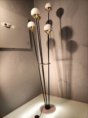 Iron, Brass & Marble Alberello Floor Lamp from Stilnovo-OHK-1133773