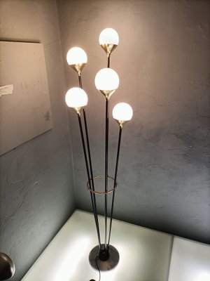 Iron, Brass & Marble Alberello Floor Lamp from Stilnovo-OHK-1133773