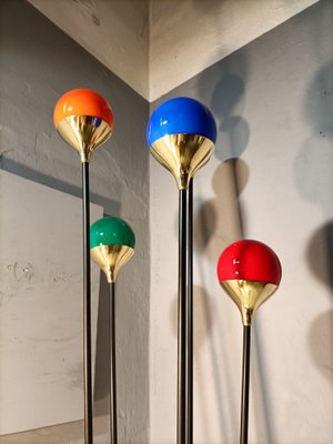 Iron, Brass & Marble Alberello Floor Lamp from Stilnovo-OHK-1133773