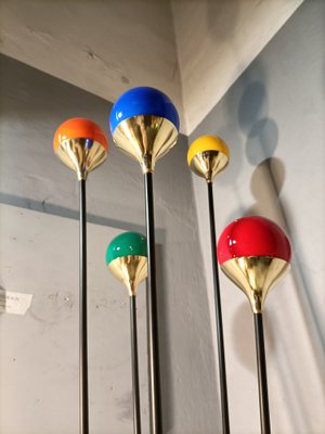 Iron, Brass & Marble Alberello Floor Lamp from Stilnovo-OHK-1133773