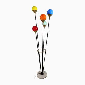 Iron, Brass & Marble Alberello Floor Lamp from Stilnovo-OHK-1133773