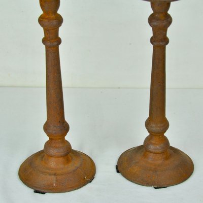 Iron Candleholders, 1940s, Set of 2-ROJ-627291