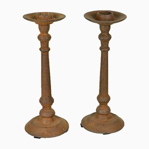 Iron Candleholders, 1940s, Set of 2-ROJ-627291