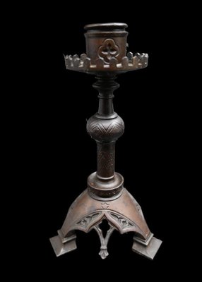 Iron Candlesticks by C.J. Vombach, Frankfurt, Germany, 1880s, Set of 2-RIK-1764101