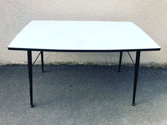 Iron & Formica Dining Table, 1950s-SDV-590748