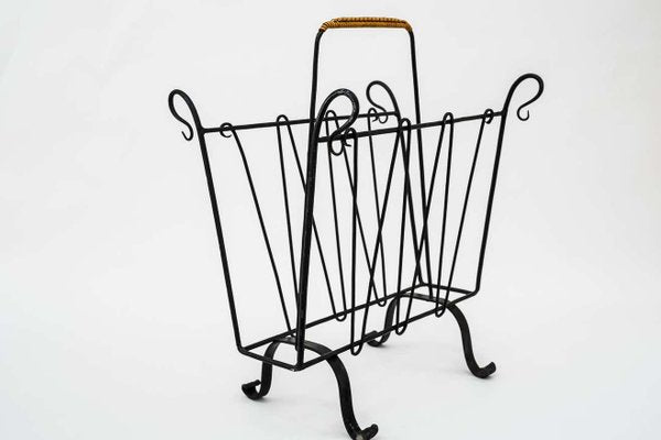 Iron Magazine Rack, 1960s-SPD-947400