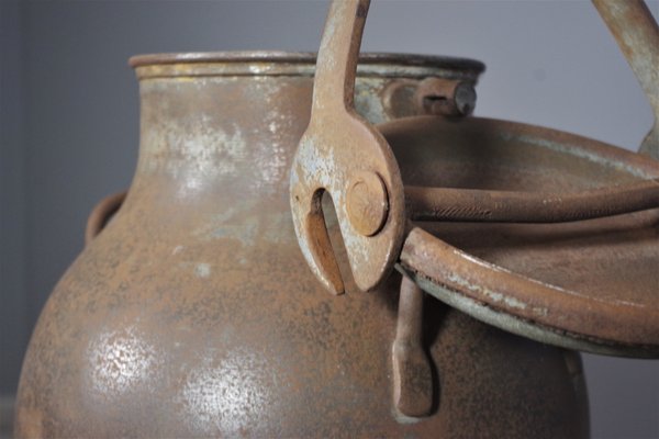 Iron Milk Container from Sansone, 1950s-KNM-1138312