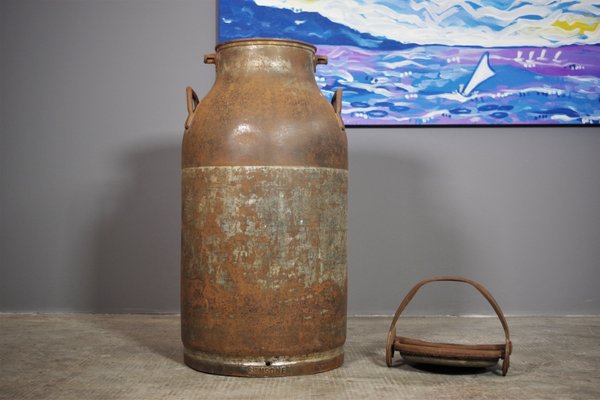 Iron Milk Container from Sansone, 1950s-KNM-1138312