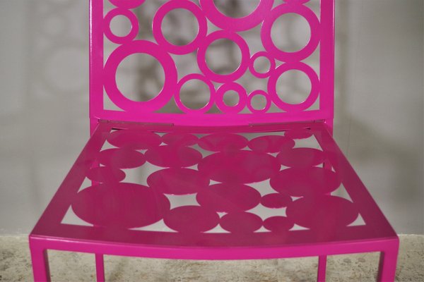 Iron Papeete Chairs, 1970s, Set of 6-KNM-1316976