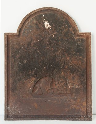 Iron Plaque of The Fox and the Stork-AOI-2042680