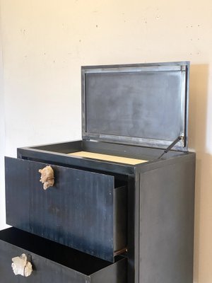 Iron & Quartz Commode, 1990s-NPC-1531573