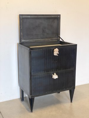 Iron & Quartz Commode, 1990s-NPC-1531573