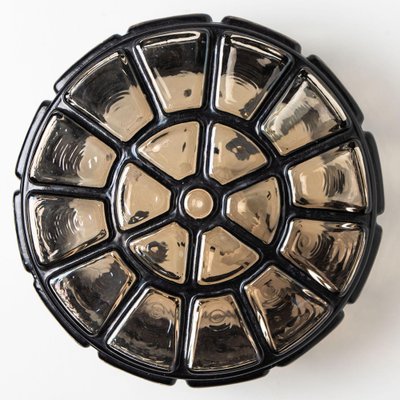 Iron Round Limburg Flush Mount, 1970s-VDW-1704088